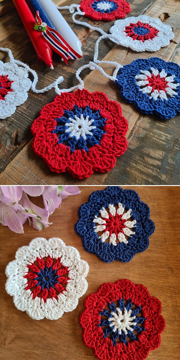 free coaster crochet pattern