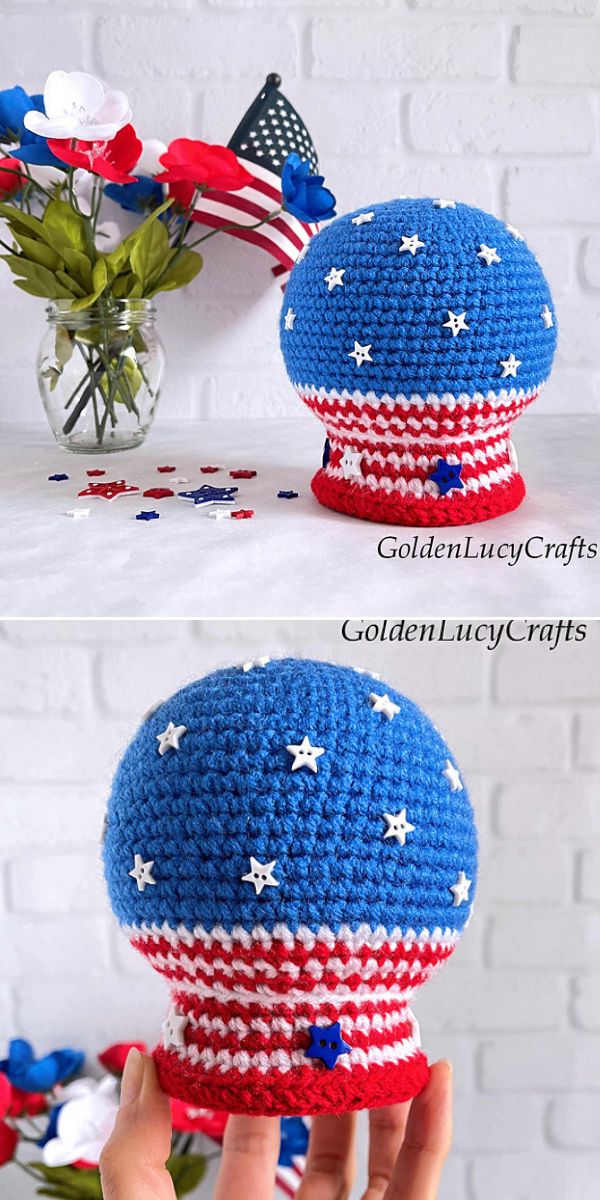 free snow globe crochet pattern