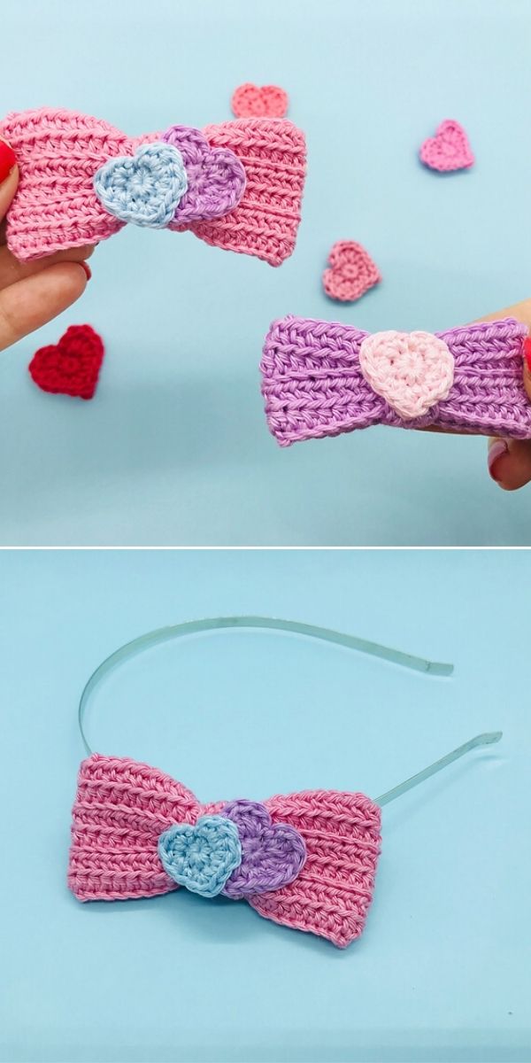 free bow crochet pattern