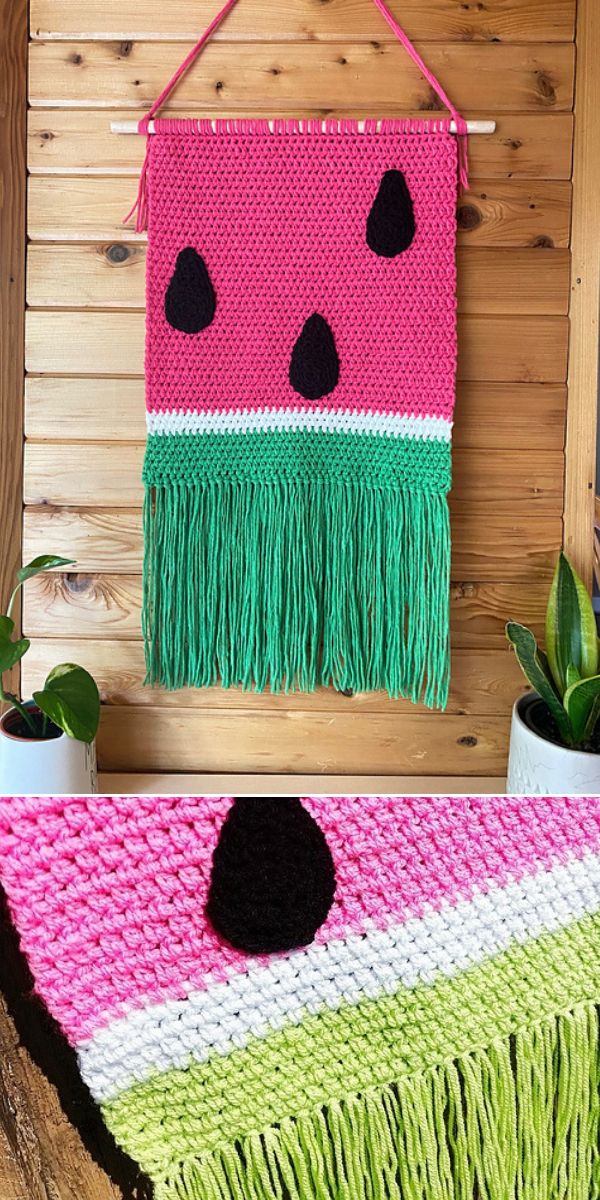 free crochet wall hanging pattern