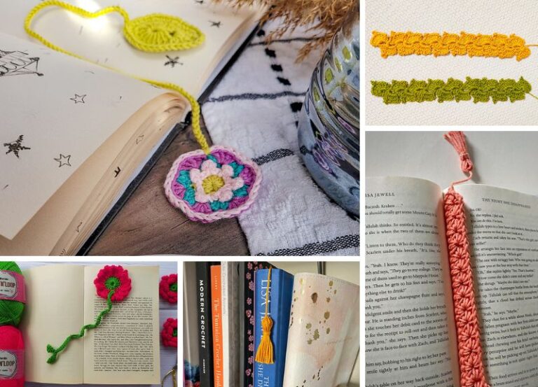 18 Beautiful Crochet Bookmarks that Every Bookworm Will Adore