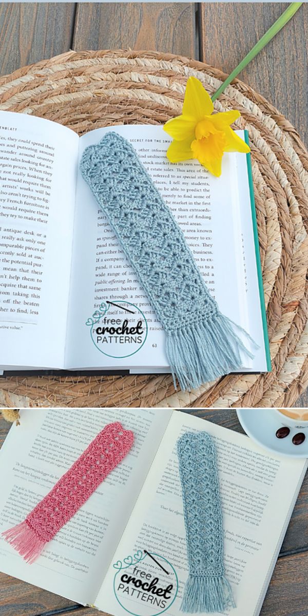 free crochet bookmark pattern