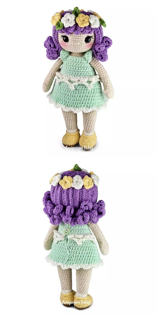 free crochet amigurumi doll pattern