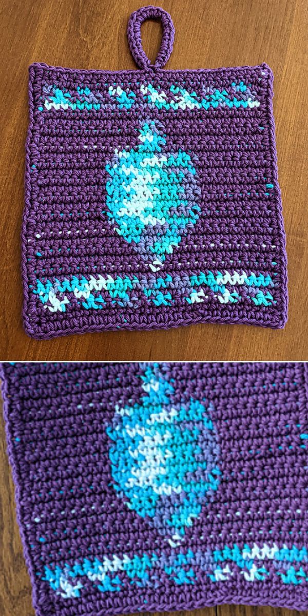 free crochet potholder pattern