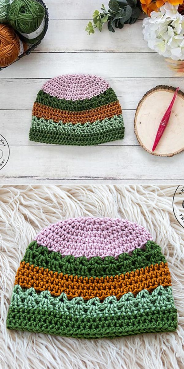 crochet beanie free pattern