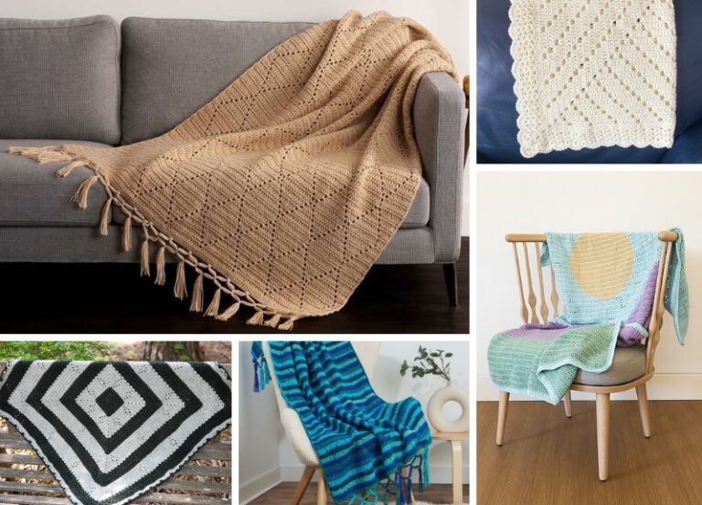 15 Filet Crochet Blankets