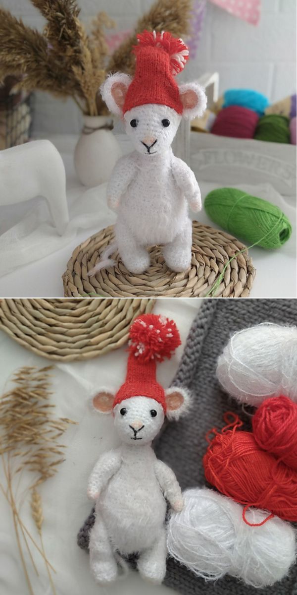 amigurumi mouse free crochet pattern