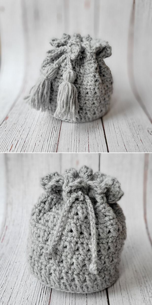 free crochet pouch pattern