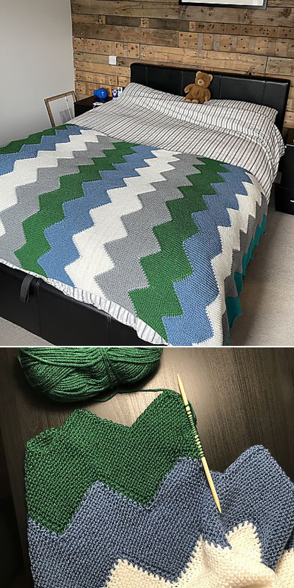 free knitted blanket pattern