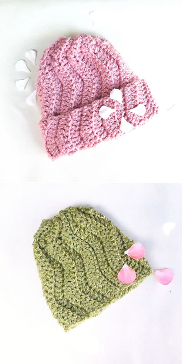 classic baby beanie free crochet pattern