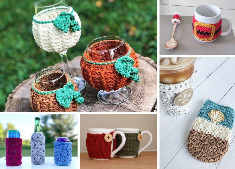 Free Crochet Pattern: Sunshine Iced Coffee Cup Cozy - Avery Lane