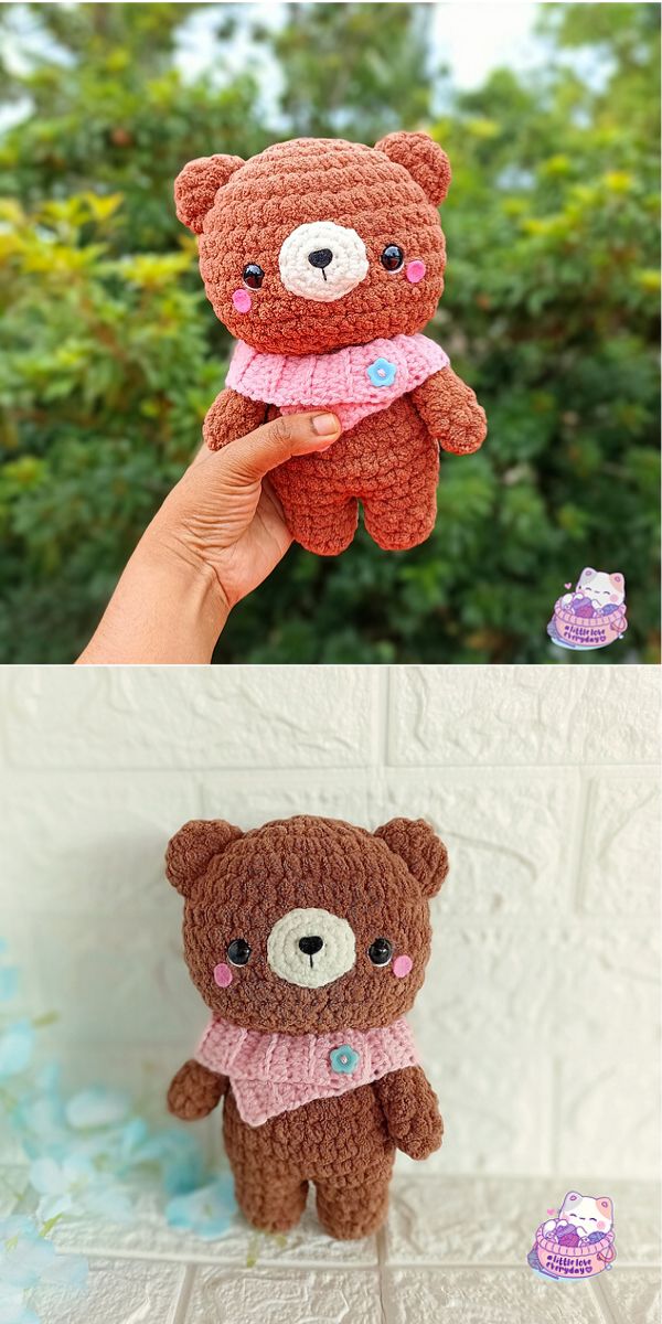 free crochet teddy bear pattern