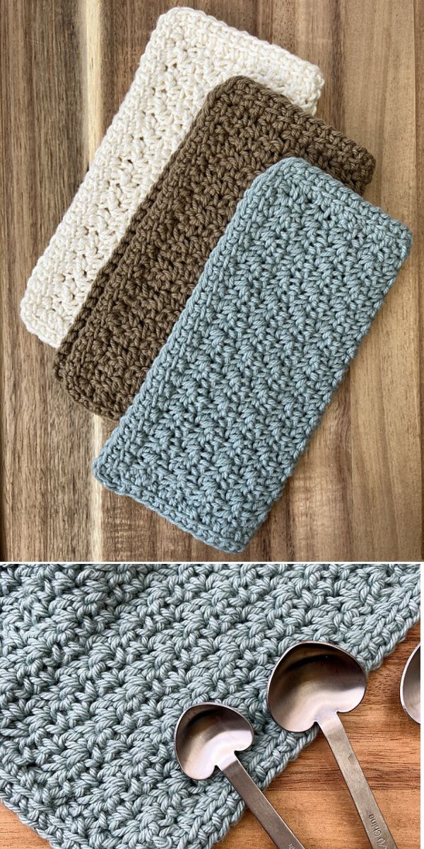 crochet dishcloth free pattern