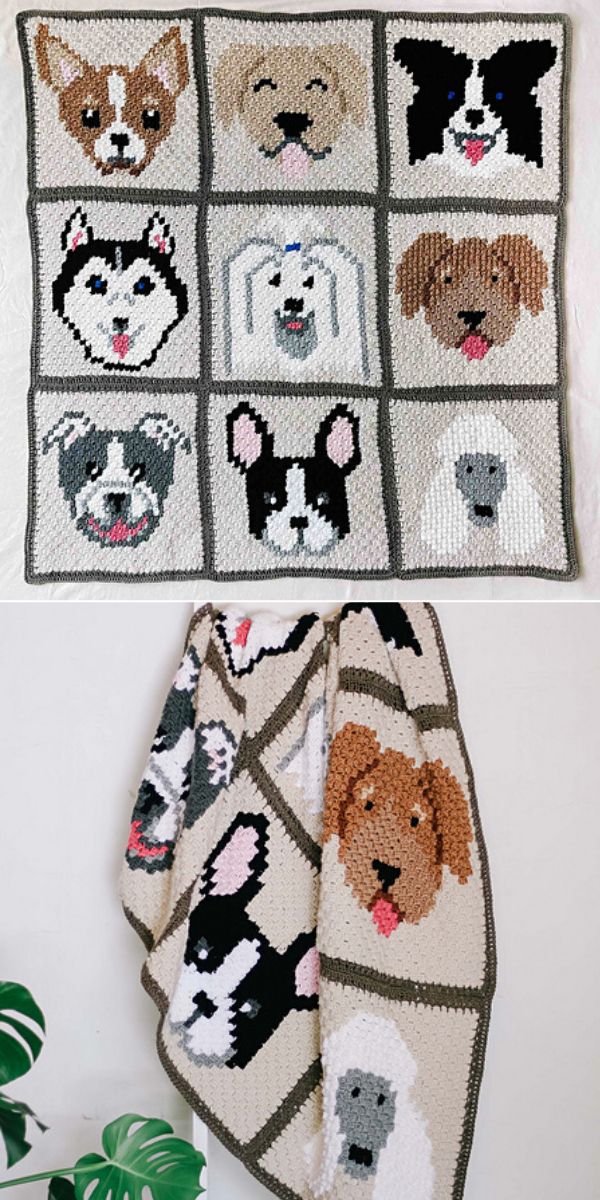 free dog blanket crochet pattern
