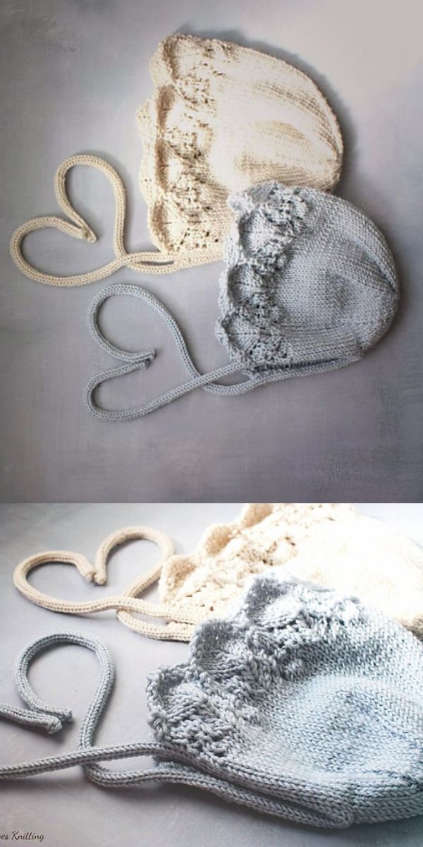 baby bonnet free knitting pattern