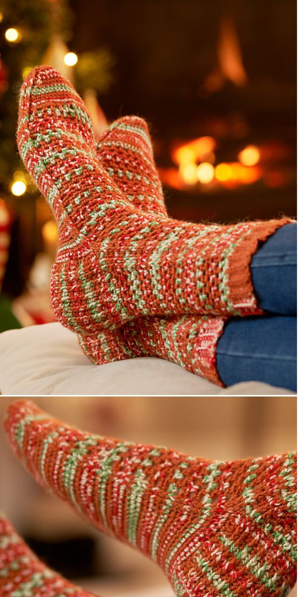 socks free crochet pattern