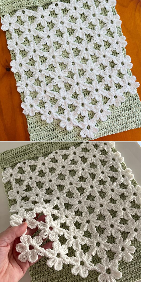 crochet hand towel free pattern