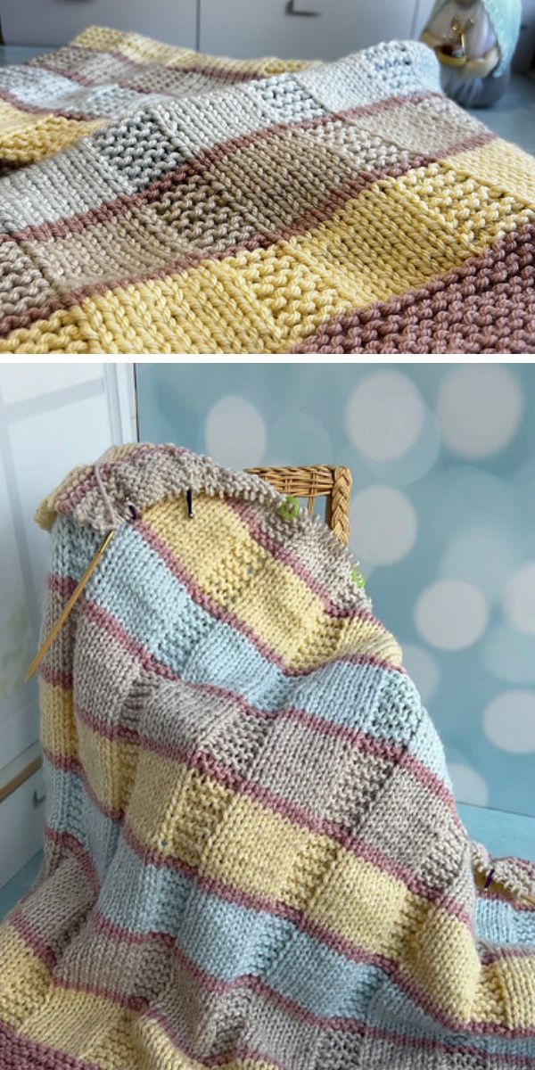 baby blanket free knitting pattern