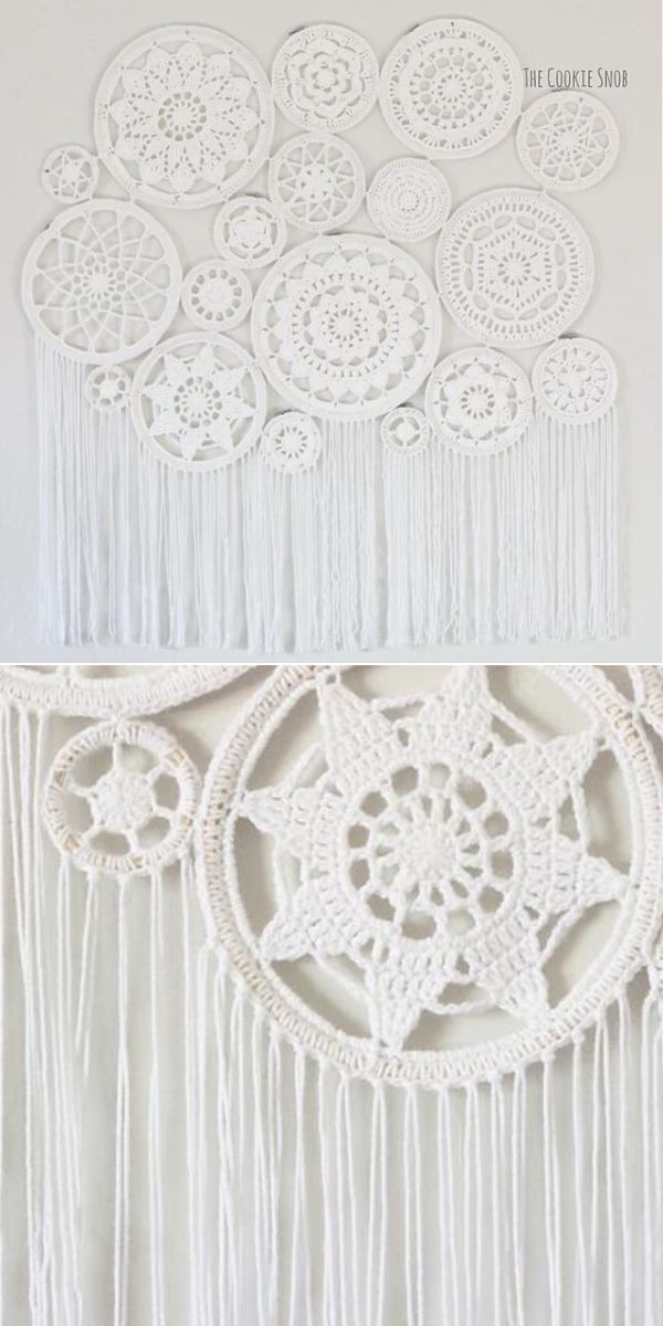 Crochet Mandala Wall Art - The Cookie Snob