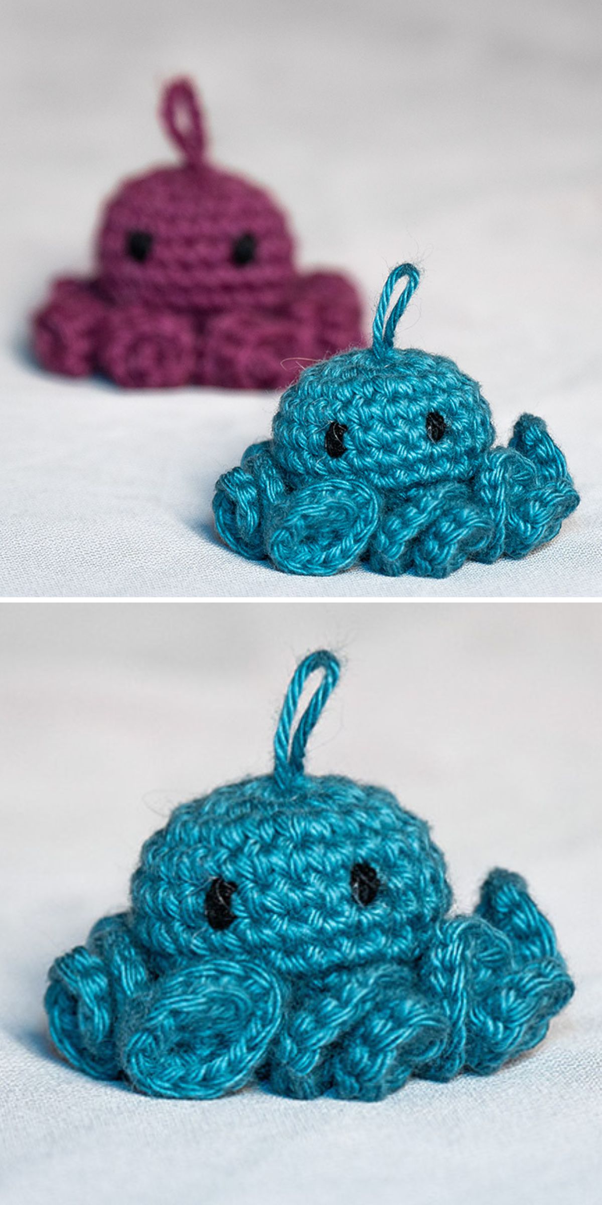 crochet tiny octopus