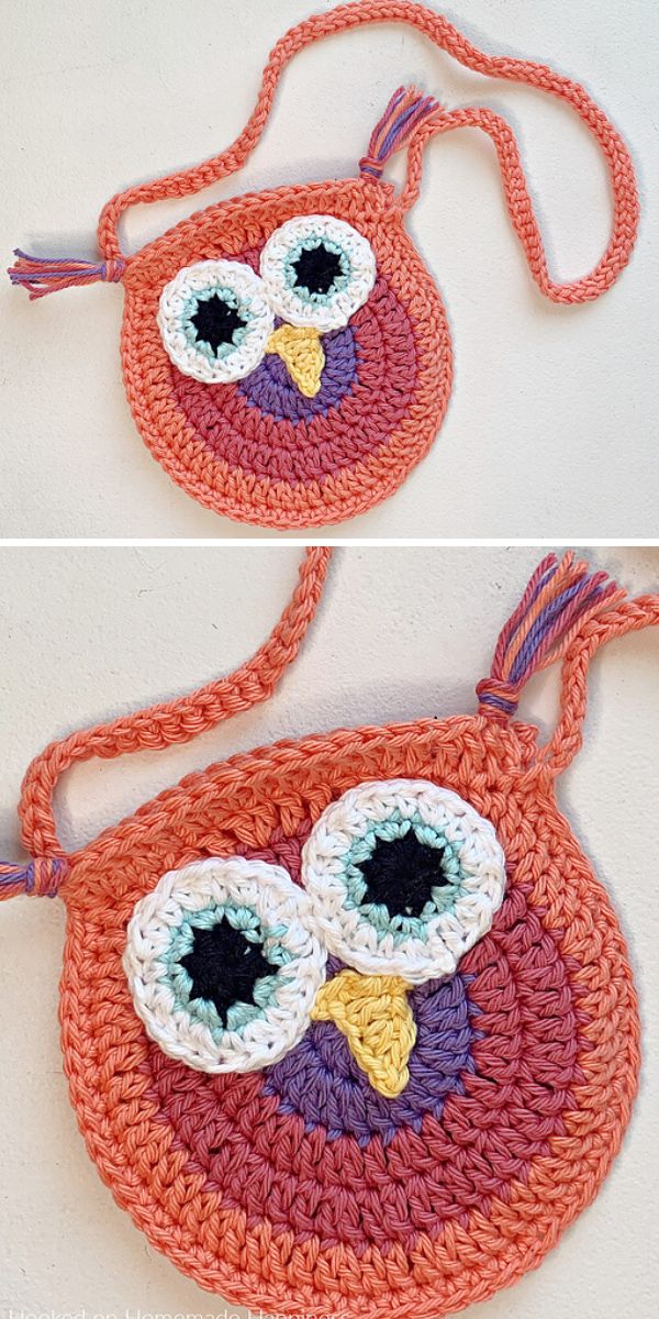 free owl purse crochet pattern