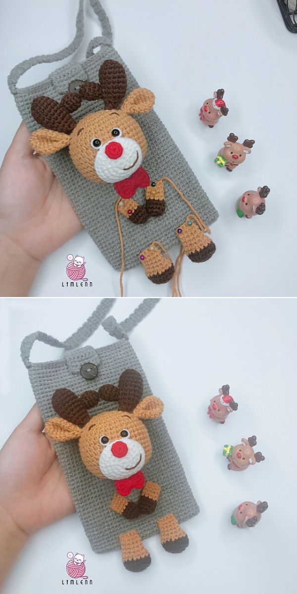 crochet phone pouch free pattern