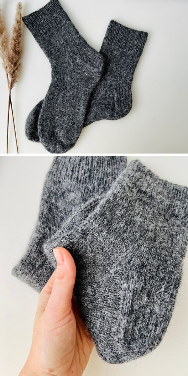 free knitted men's socks pattern