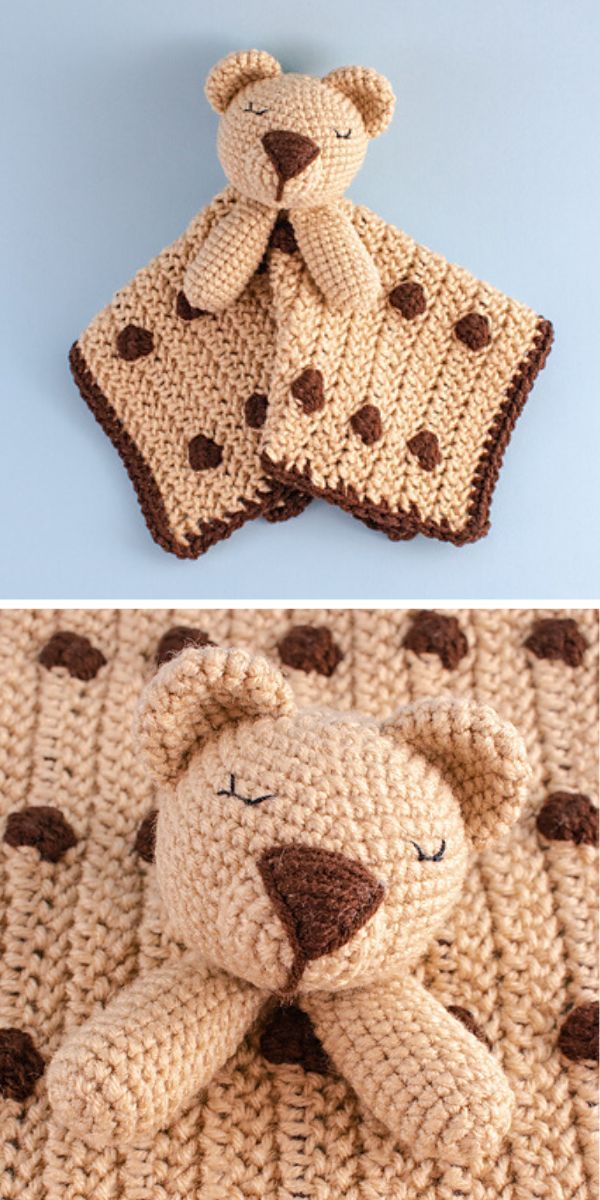 bear lovey free crochet pattern