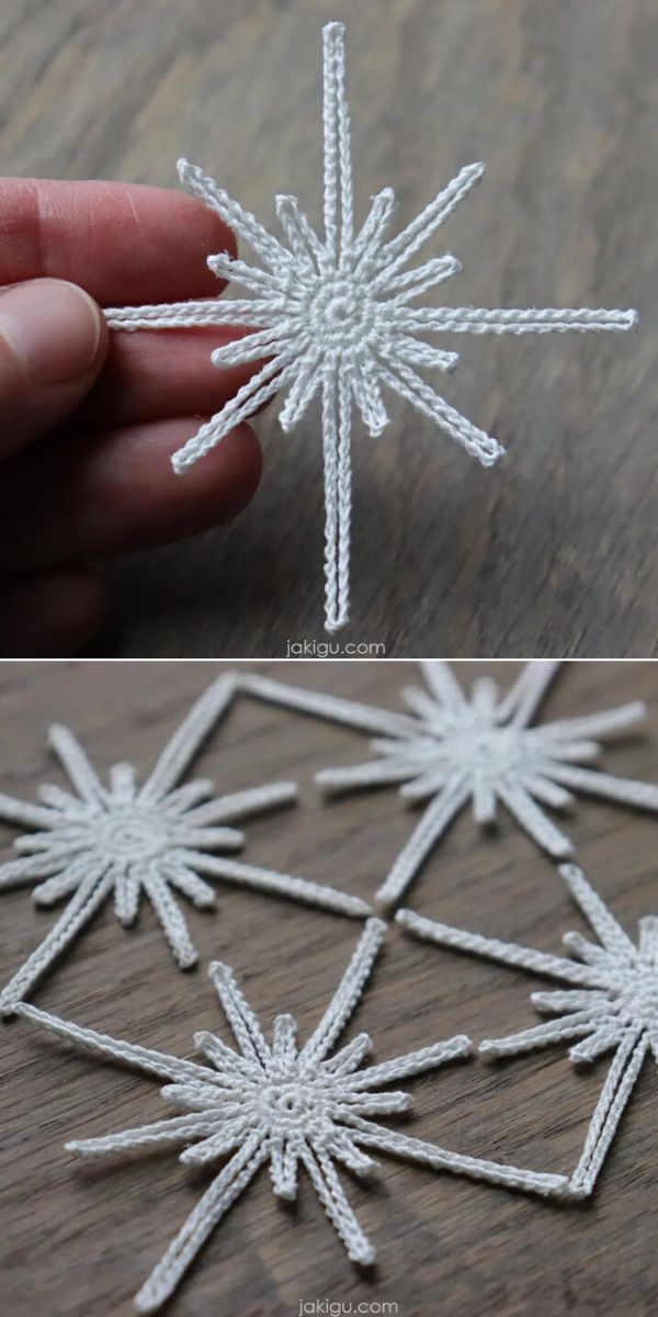 snowflake free crochet pattern