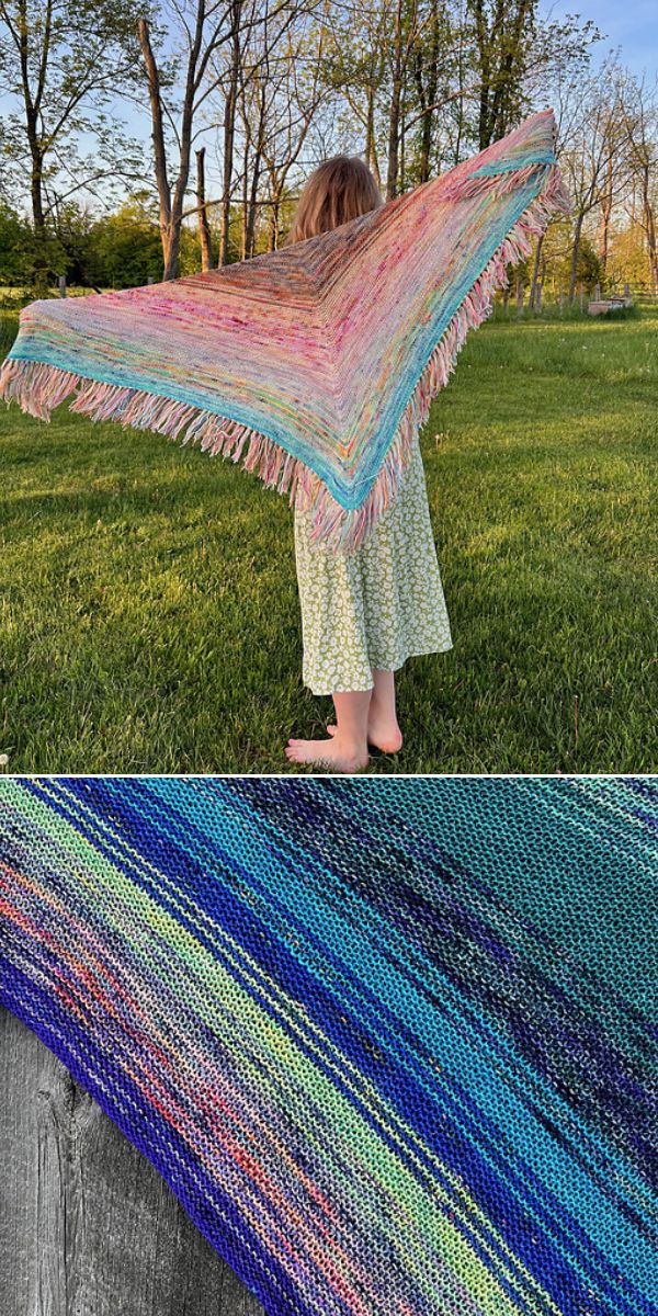 knitted shawl free pattern