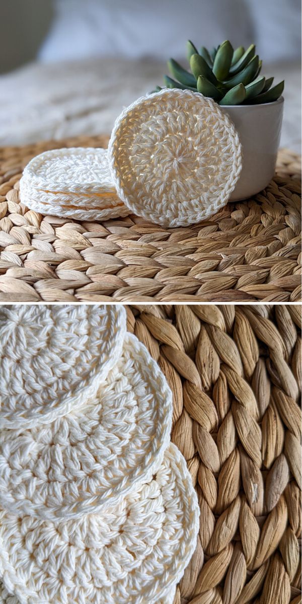 laconic coasters free crochet pattern