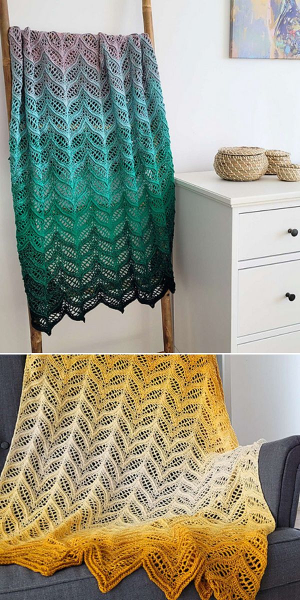 lace blanket free crochet pattern