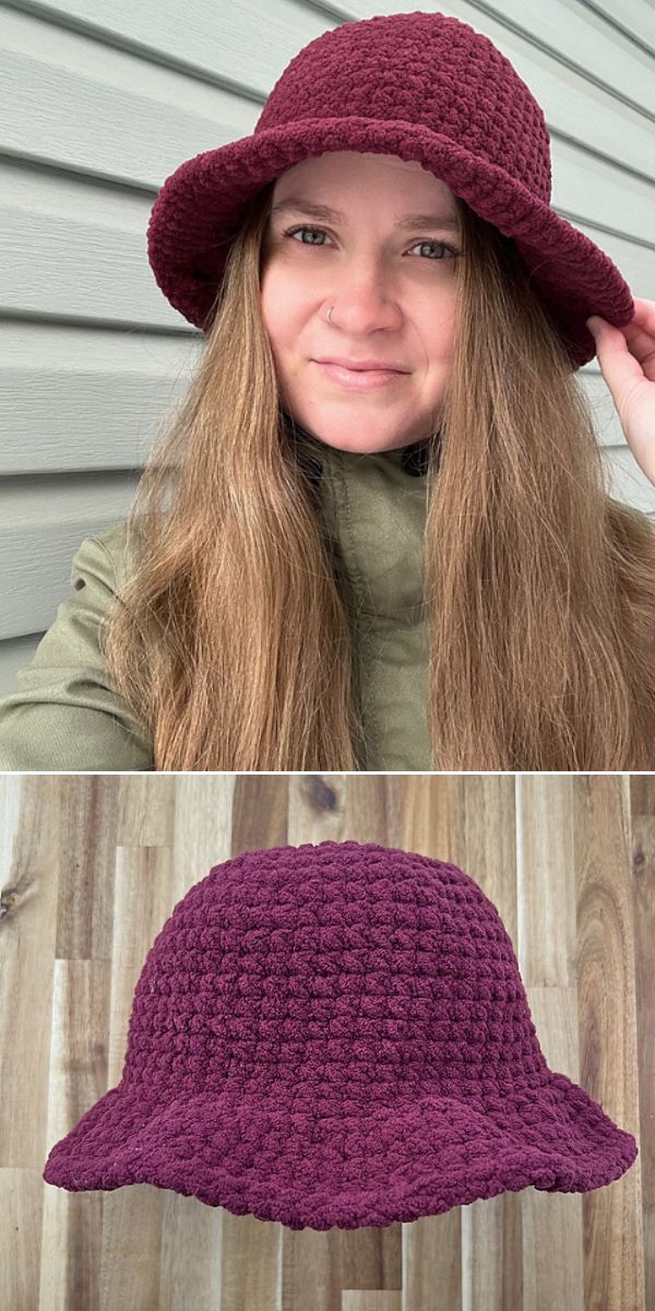 crochet bucket hat free pattern