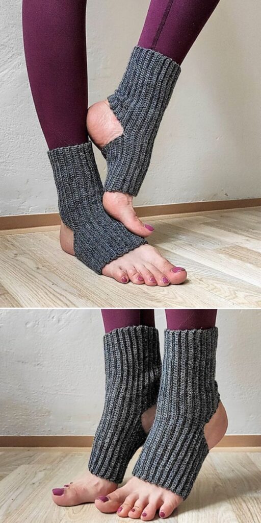 crochet yoga socks free pattern