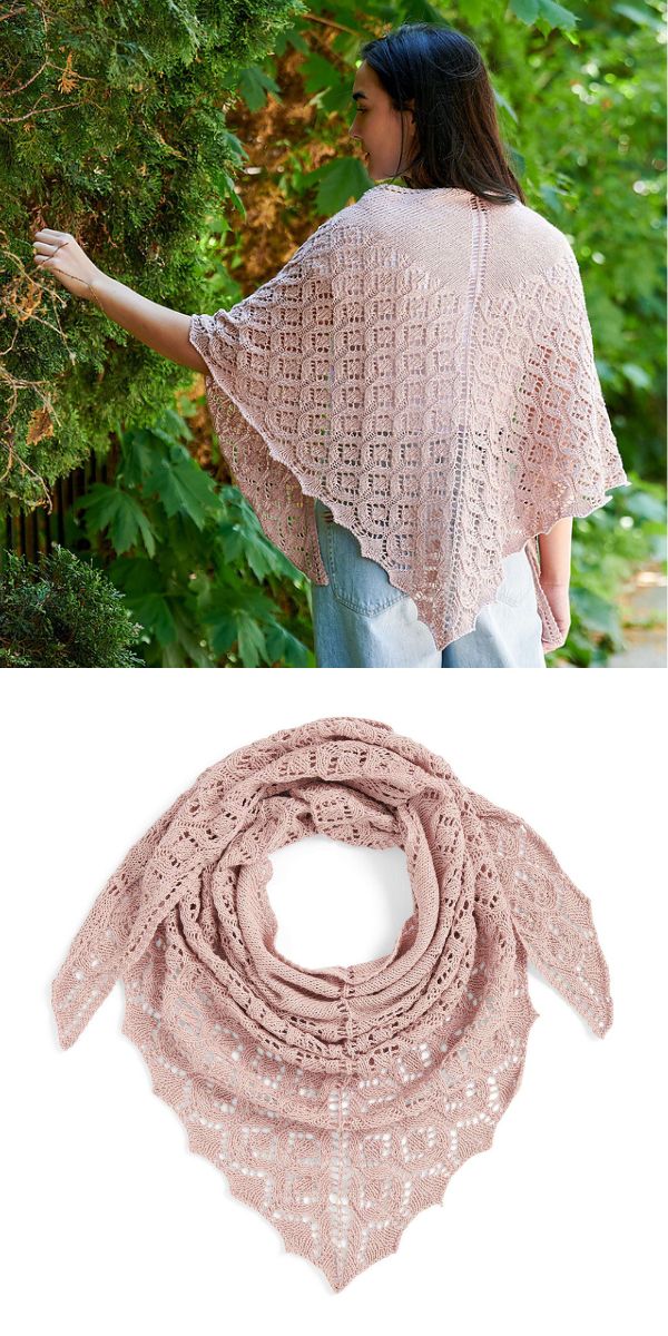 lace shawl free knitting pattern