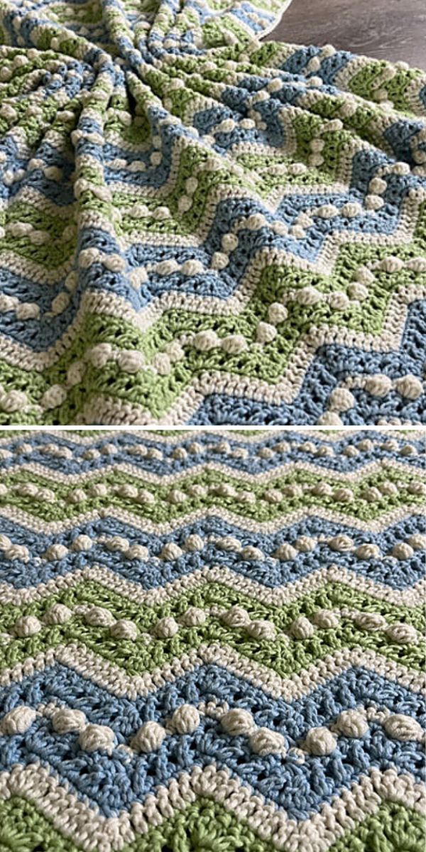 Crochet Baby Waves Blankets 32 Baby Waves Blankets