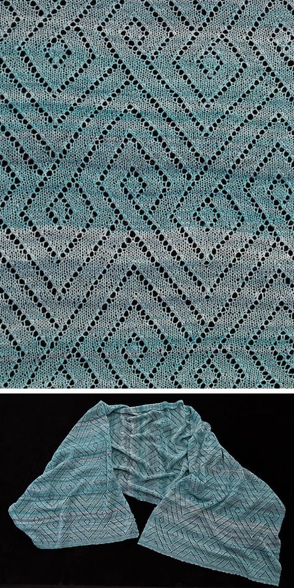 lacy shawl free knitting pattern