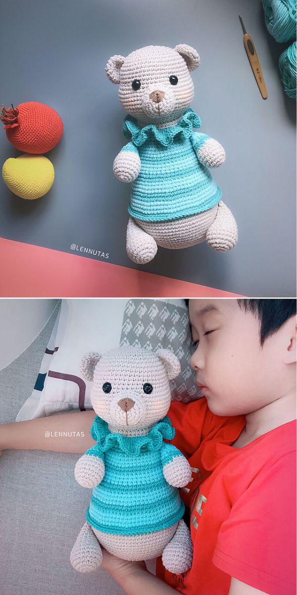 free crochet bear amigurumi pattern