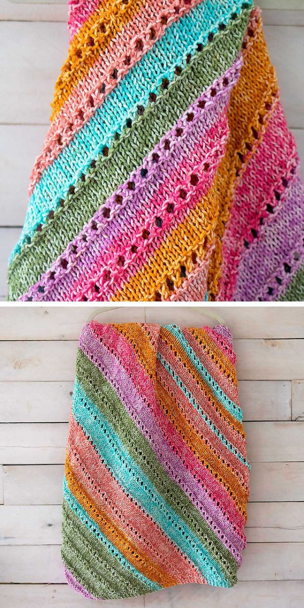 free knitted baby blanket pattern
