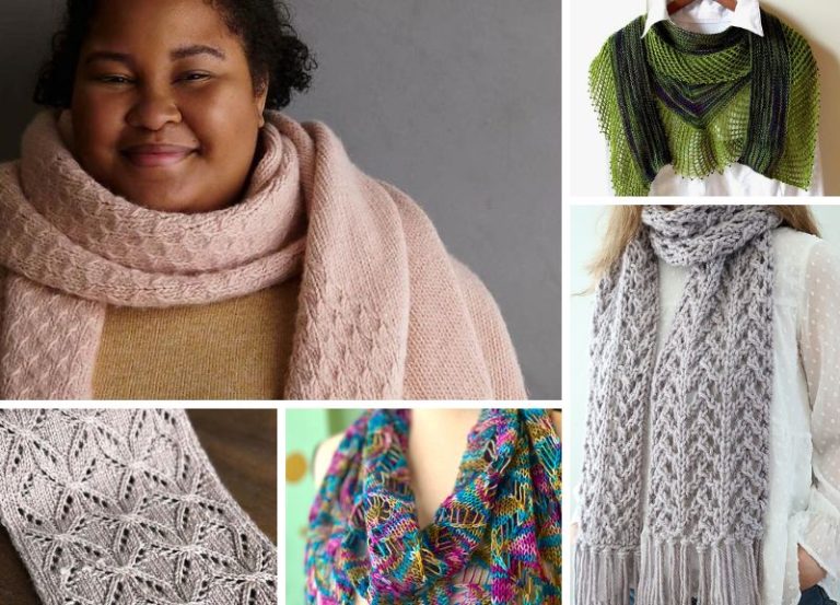 23 Fashion Knitted Scarf Ideas