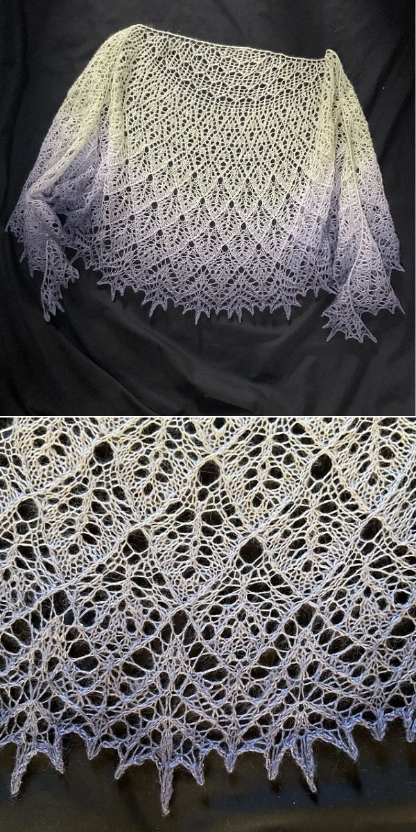 knit shawl free pattern