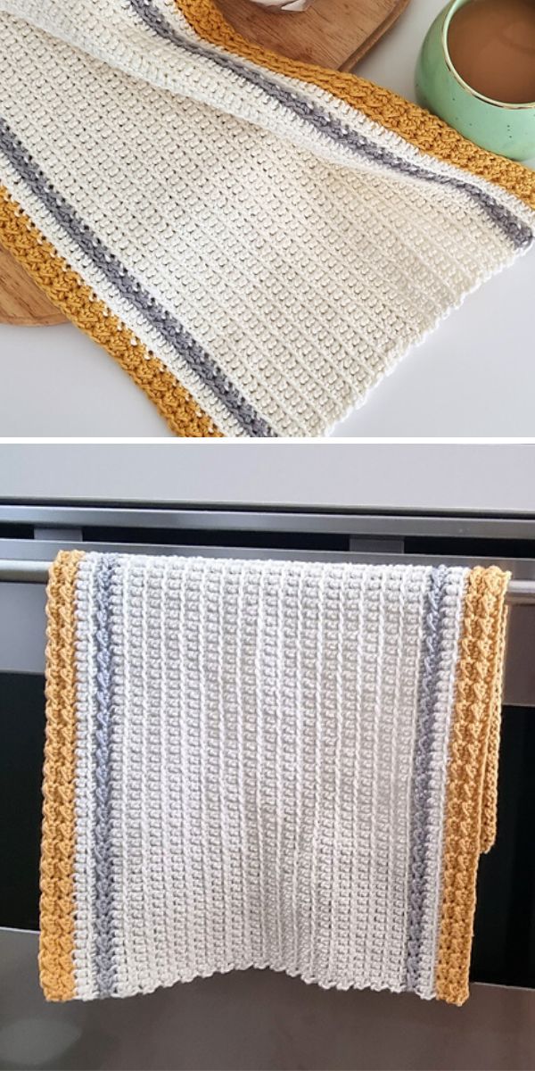 free crochet kitchen towel pattern