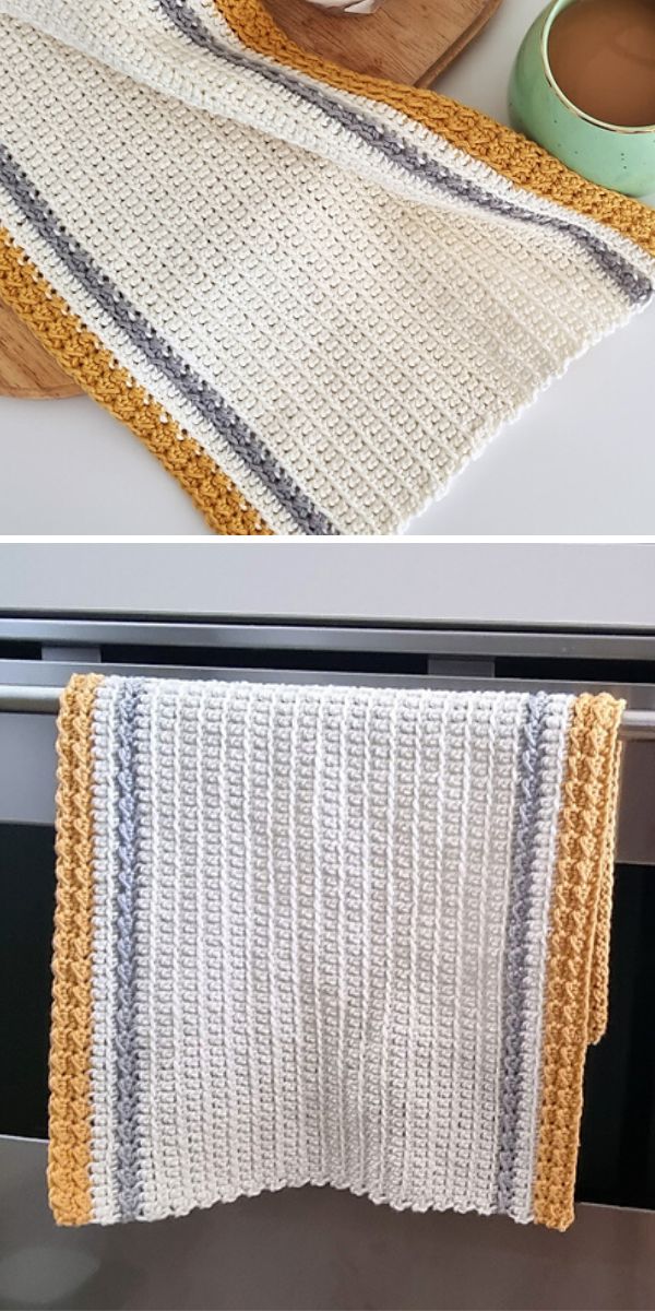 Basic Keyhole Kitchen Towel - Free Crochet Hand Towel Pattern - A Crocheted  Simplicity