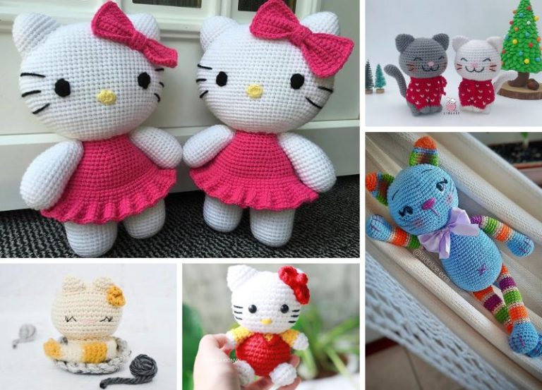 Crochet hello kitty amigurumi patterns.