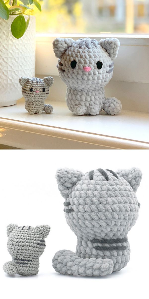 free amigurumi cat crochet pattern