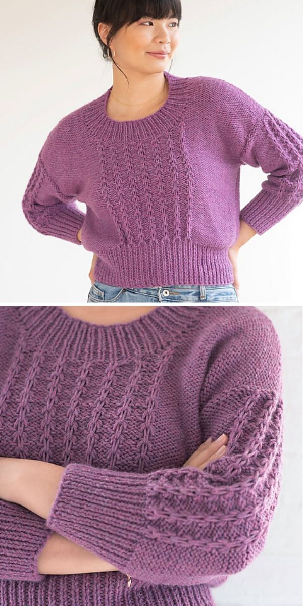 knitted sweater free pattern