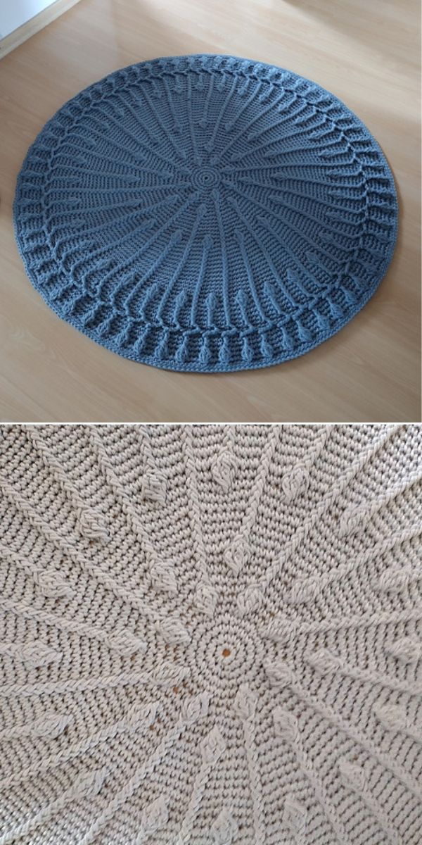 doily rug free crochet pattern
