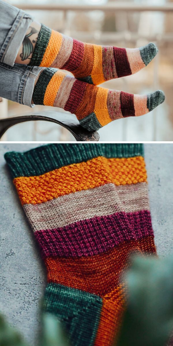 knitted socks free pattern