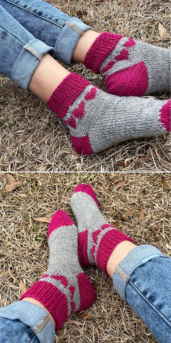 knit socks free pattern