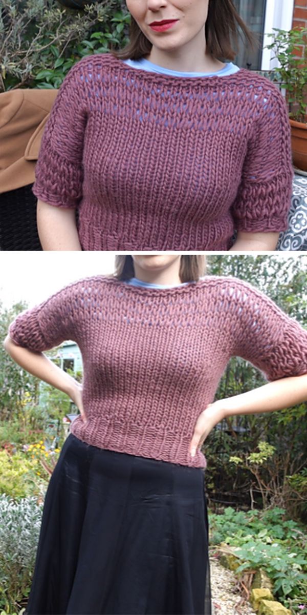 free pullover knitting pattern